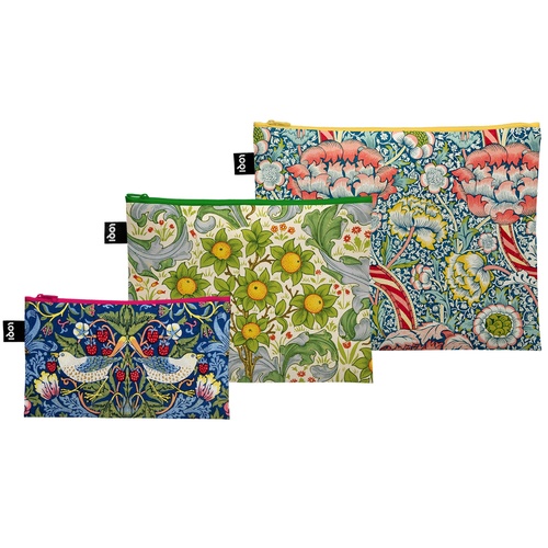 Sacs de rangement Loqi, 3 pièces - William Morris