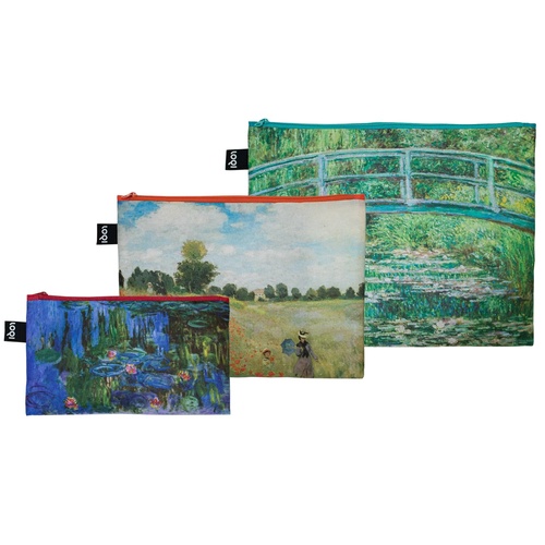 Sacs de rangement Loqi, 3 pièces - Claude Monet