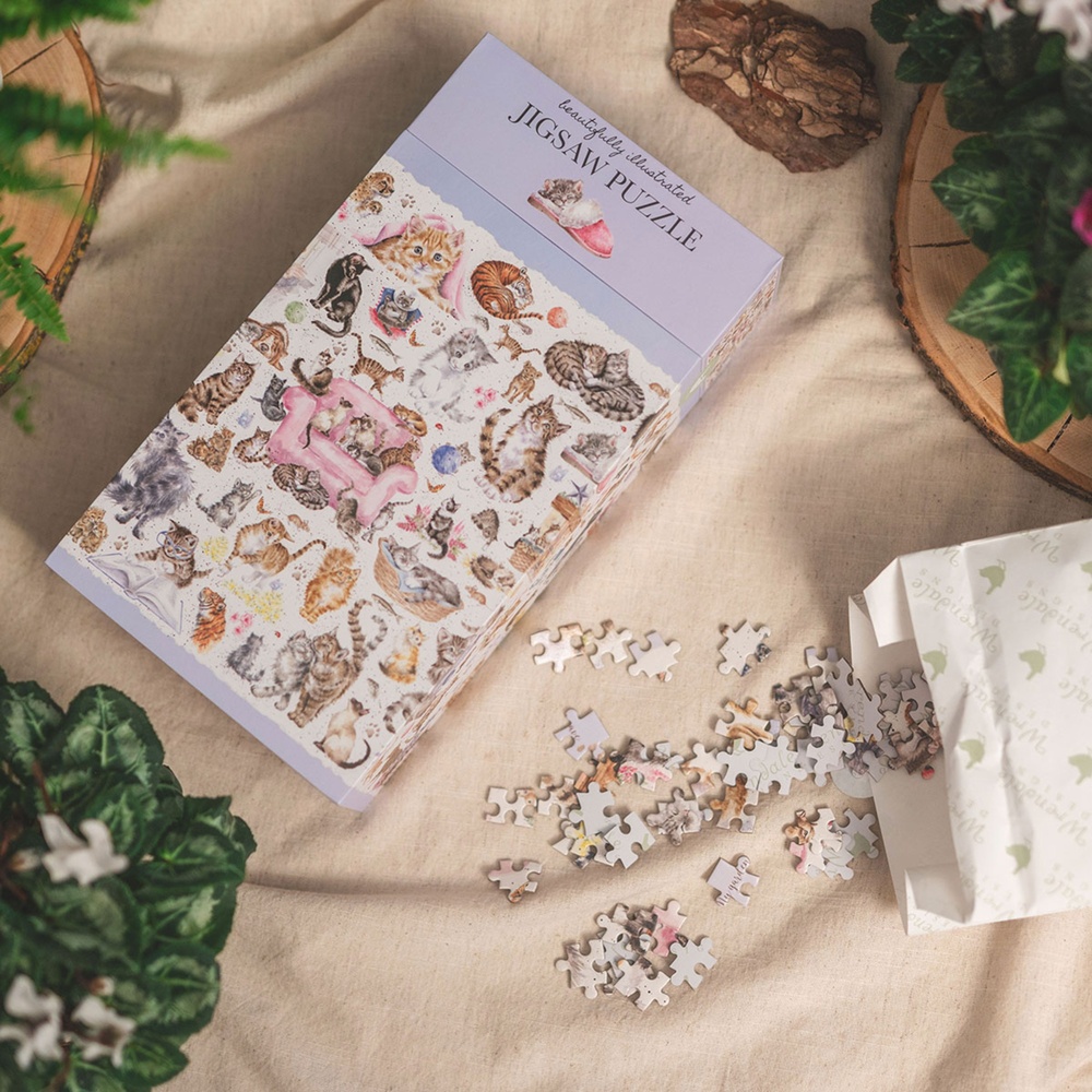 Wrendale Puzzle mit 1000 Teilen – Katzenfreunde - Bild 4