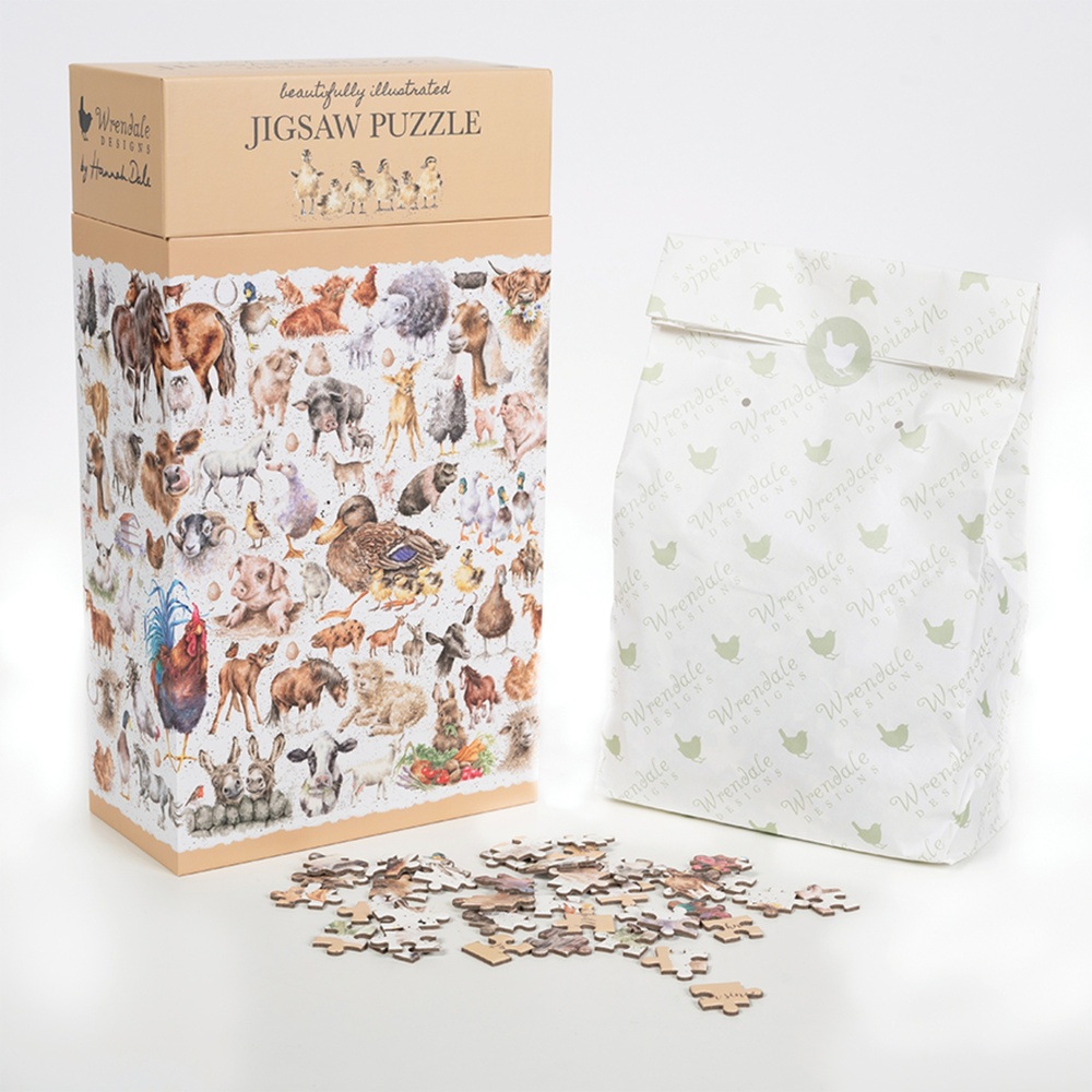 Wrendale Puzzle mit 1000 Teilen – Freunde des Bauernhofs - Bild 3