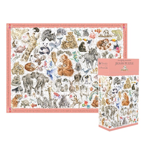 Wrendale Puzzle mit 1000 Teilen – Zoo