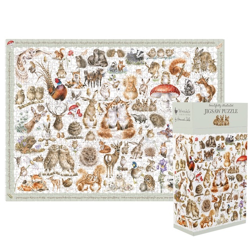 Wrendale Puzzle mit 1000 Teilen – Tiere
