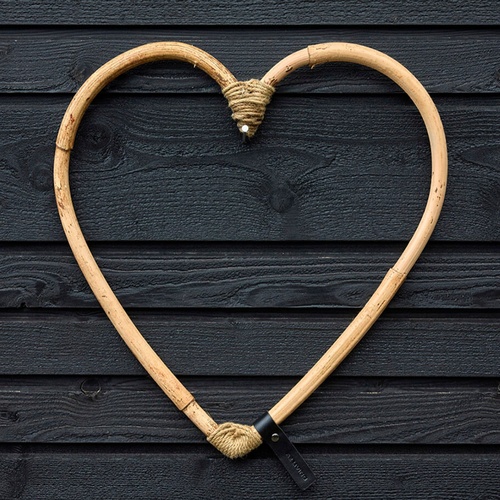 A2 Living decoratiehart van rotan
