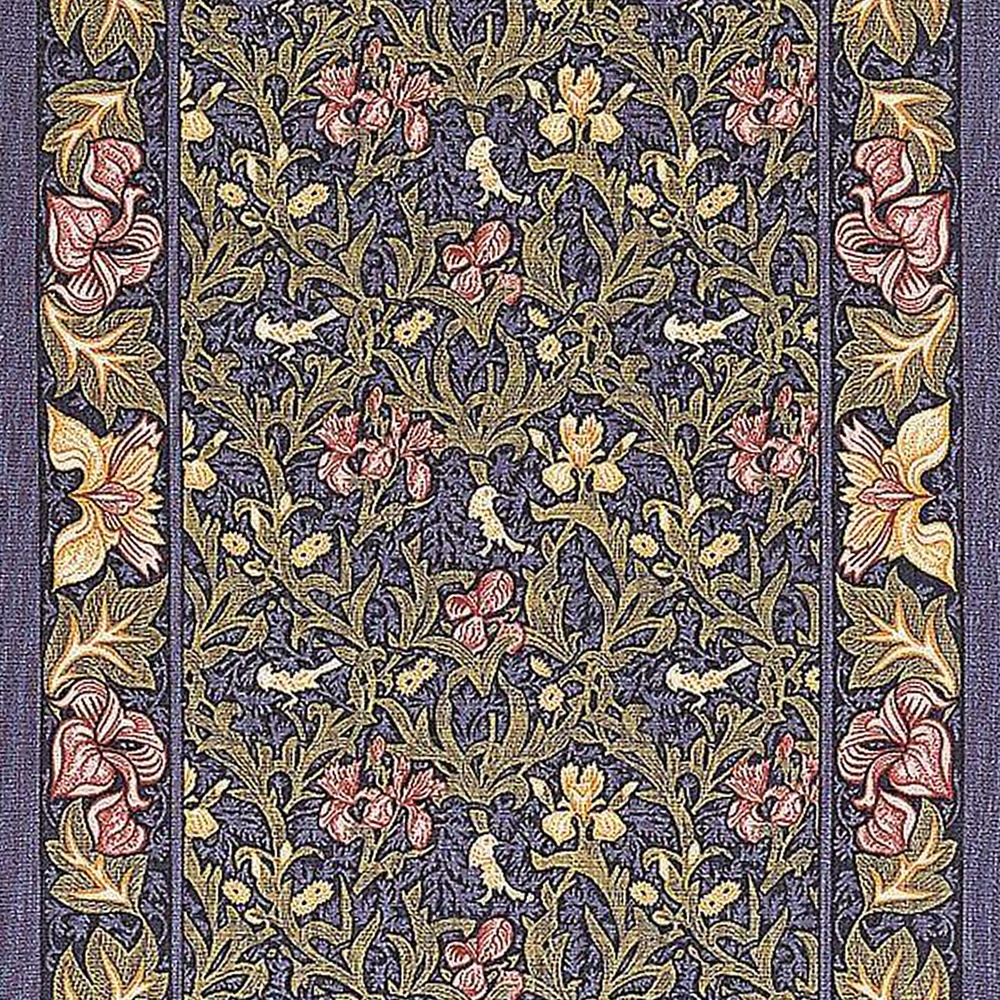 Ulster Weavers theedoek - Vogels en irisbloemen - Afbeelding 3