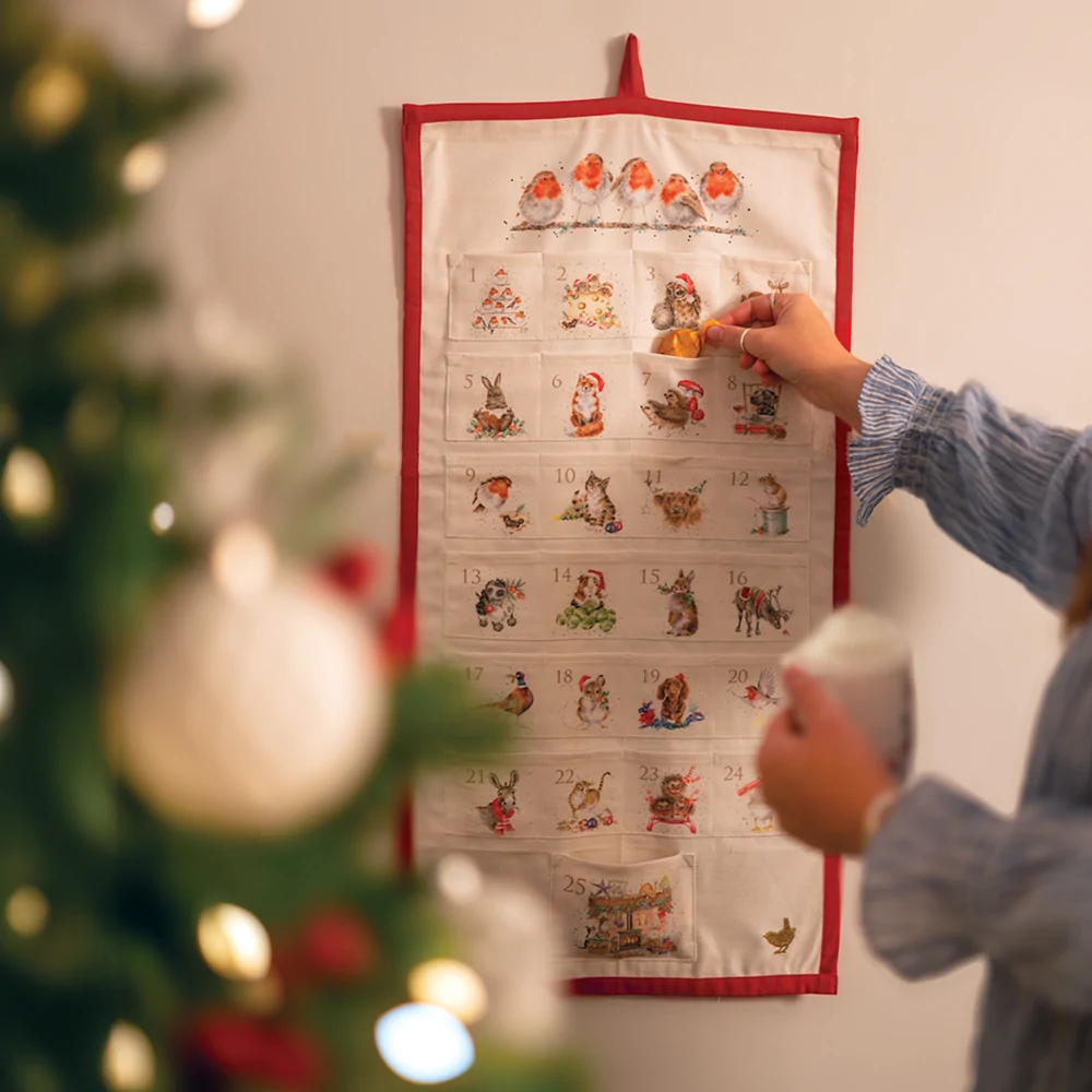 Wrendale Stoff-Adventskalender mit Tieren - Bild 2