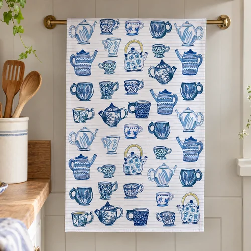 Ulster Weavers tea towel - Teacups