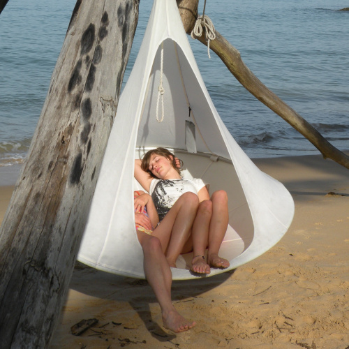 Cacoon Single - Blanc naturel