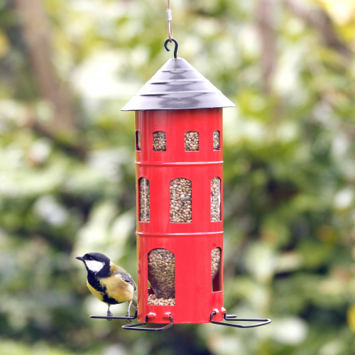 Wildlife Garden seed feeder - red