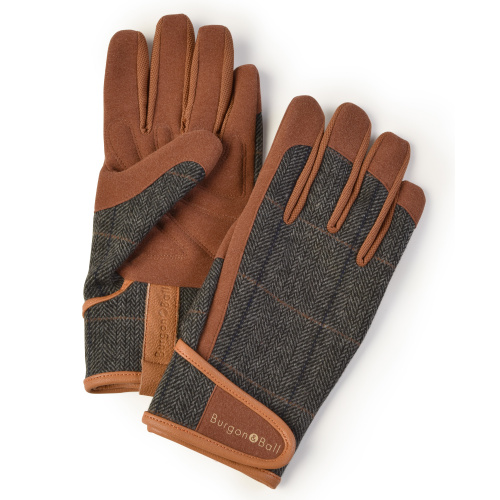 Burgon & Ball Gartenhandschuhe für Herren - Grauer Tweed