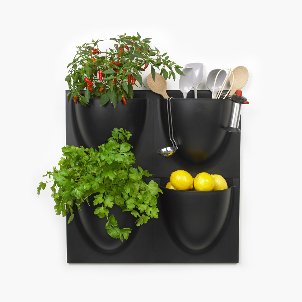 VertiPlants vægkrukke - sort - Billede 12