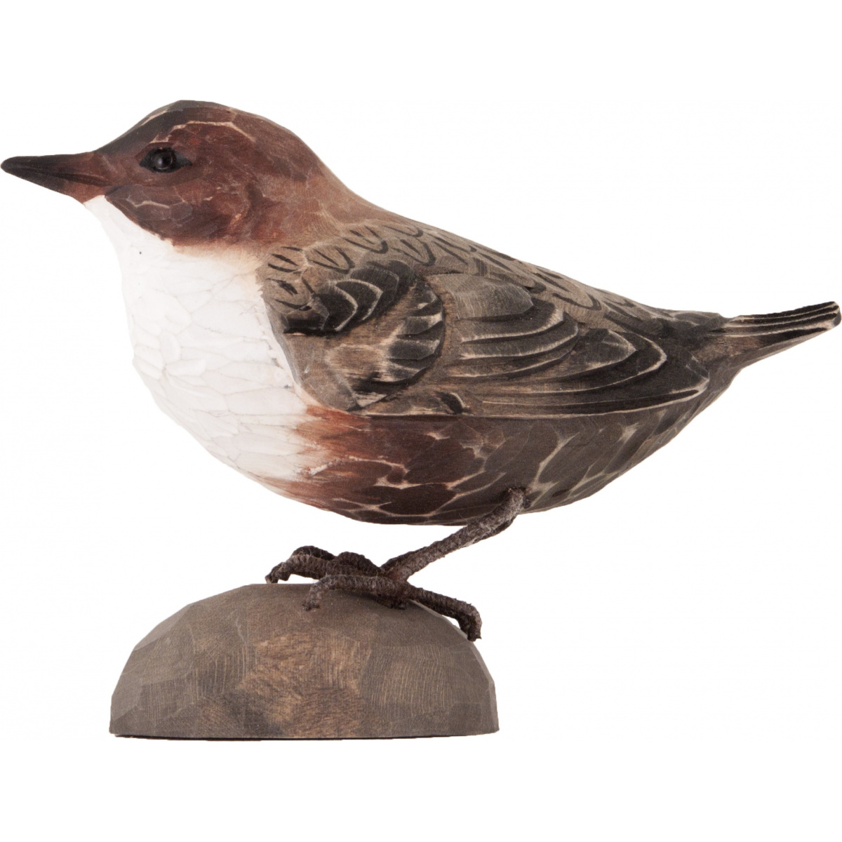 Oiseau en bois Wildlife Garden - cincle plongeur