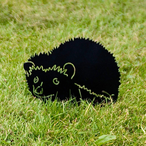 Wildlife Garden Tiersilhouette - Igel