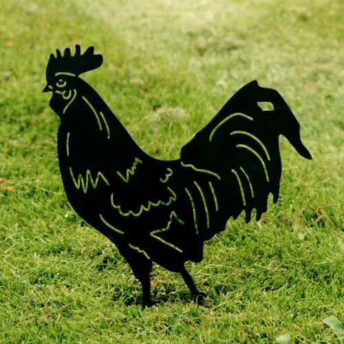 Wildlife Garden Tiersilhouette - Hahn