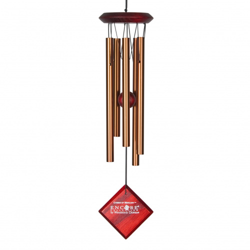Woodstock-Windspiel, 35 cm – Merkur, Bronze