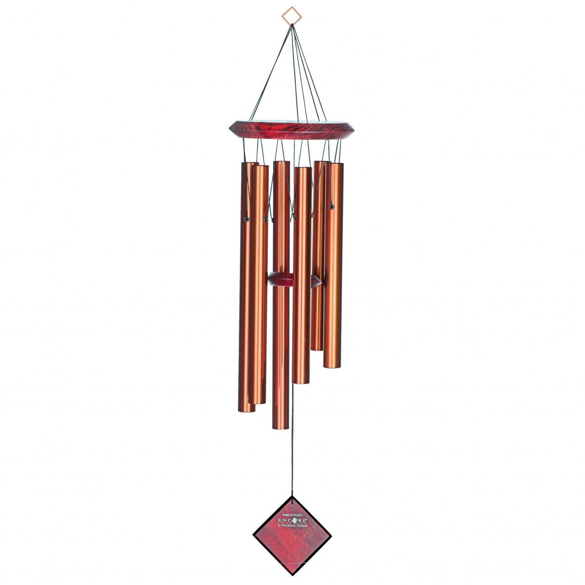 Woodstock vindspil, 68 cm - Pluto, bronze
