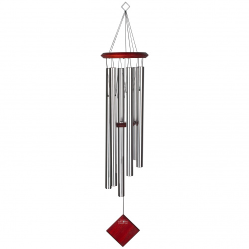 Woodstock vindspel, 94 cm - Jorden, silver/mörk