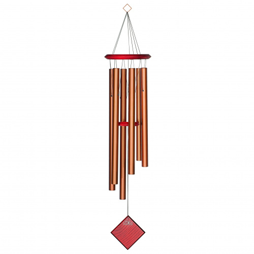 Woodstock vindspel, 94 cm - Jorden, brons