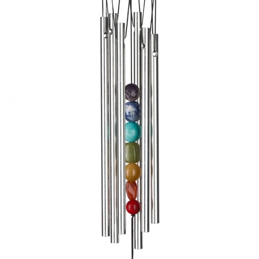 Woodstock wind chime, 47 cm - Chakra, 7 stones - Image 2