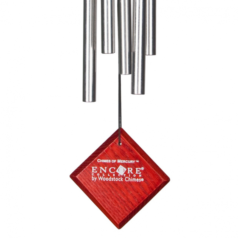 Woodstock Windspiel, 35 cm - Merkur, silber/dunkel - Bild 3