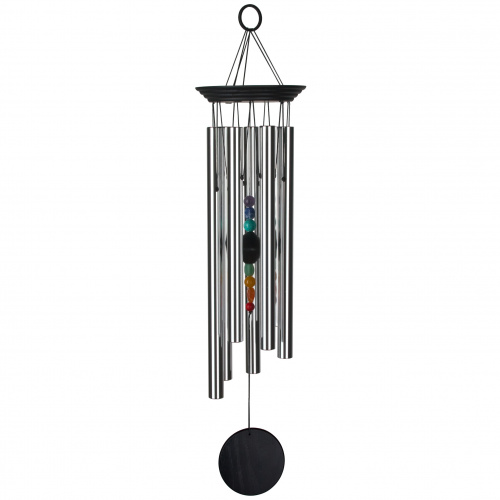 Woodstock vindspel, 63 cm - Chakra, 7 stenar