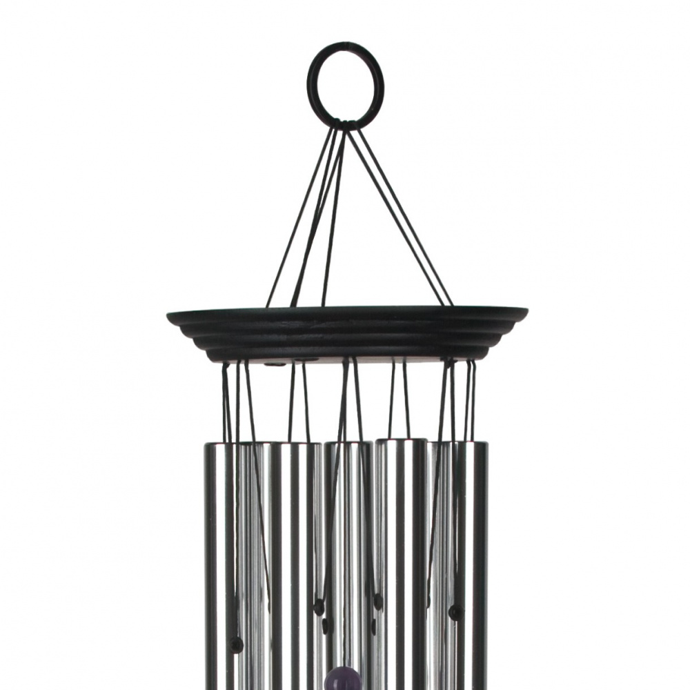 Woodstock-Windspiel, 63 cm – Chakra, 7 Steine - Bild 2