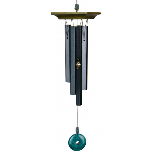 Woodstock vindspel, 55 cm - Ädelsten, jade