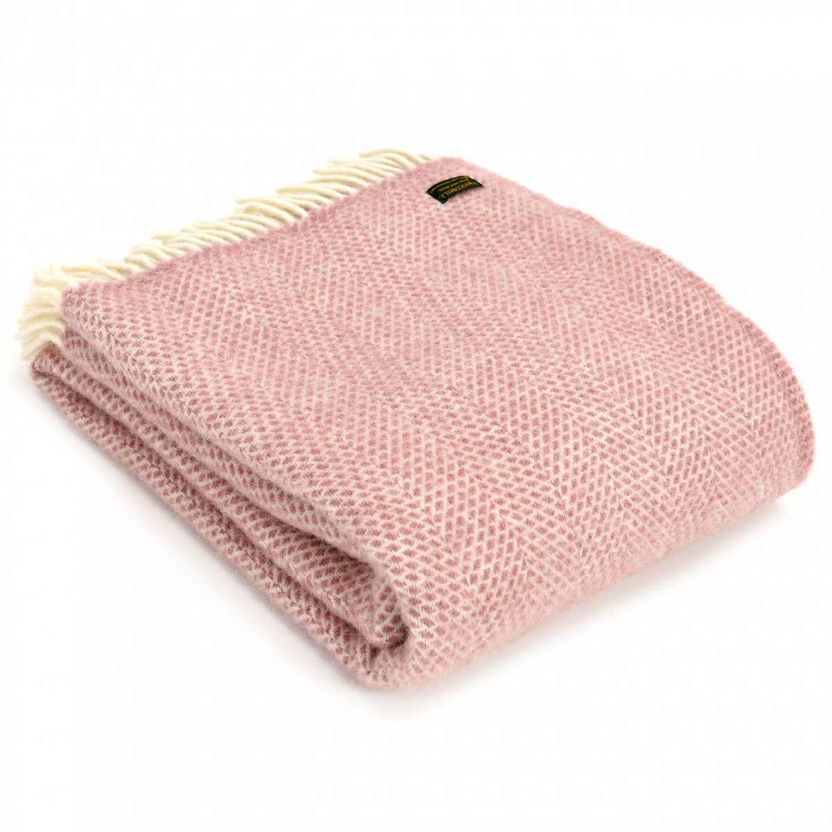 Tweedmill Wolldecke - Beehive Altrosa