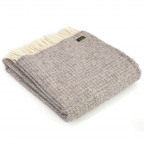Plaid en laine Tweedmill - Illusion naturelle
