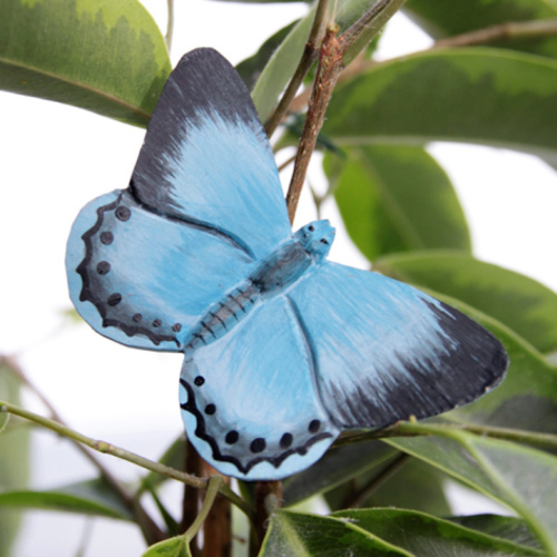 Wildlife Garden magnet - Common Blue Butterfly