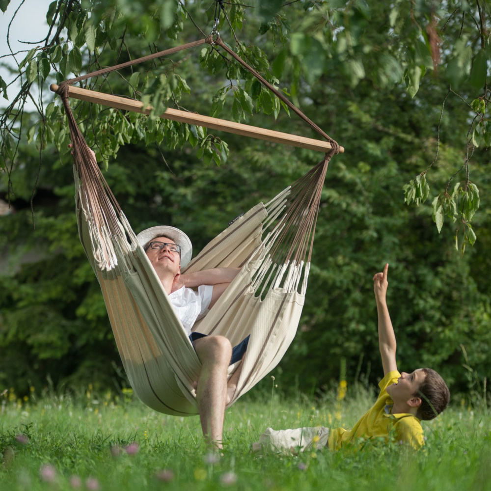 La Siesta hangstoel, kingsize, eco - Nougat - Afbeelding 5
