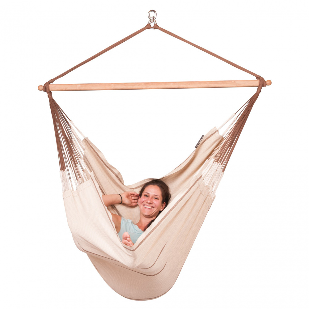 La Siesta hangstoel, kingsize, eco - Nougat - Afbeelding 6