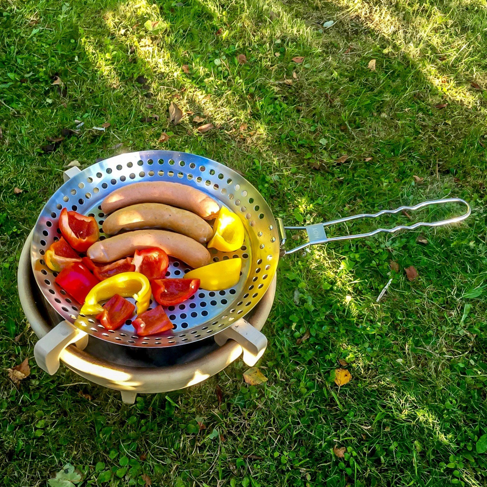 Denk grillpan van roestvrij staal - Afbeelding 2