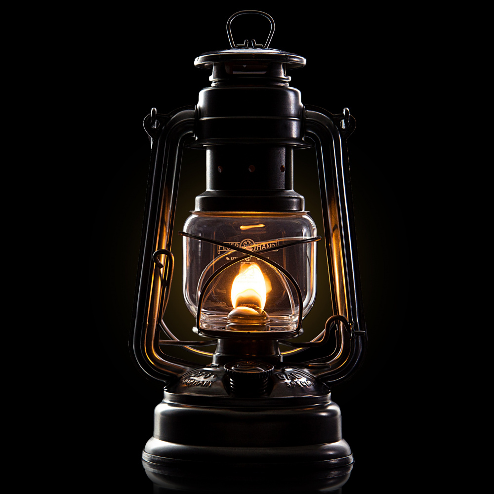 Feuerhand Petroleumlampe - Schwarz