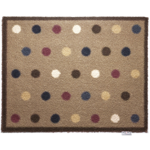Hug Rug øko dørmåtte, 65x85 - Prikker