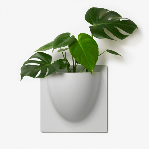 VertiPlants vægkrukke - grå