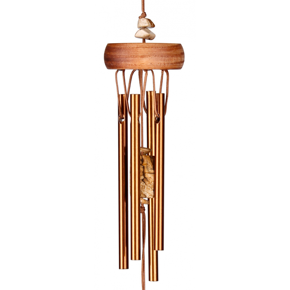 Woodstock-Windspiel, 30 cm – Edelstein, Jaspis - Bild 3