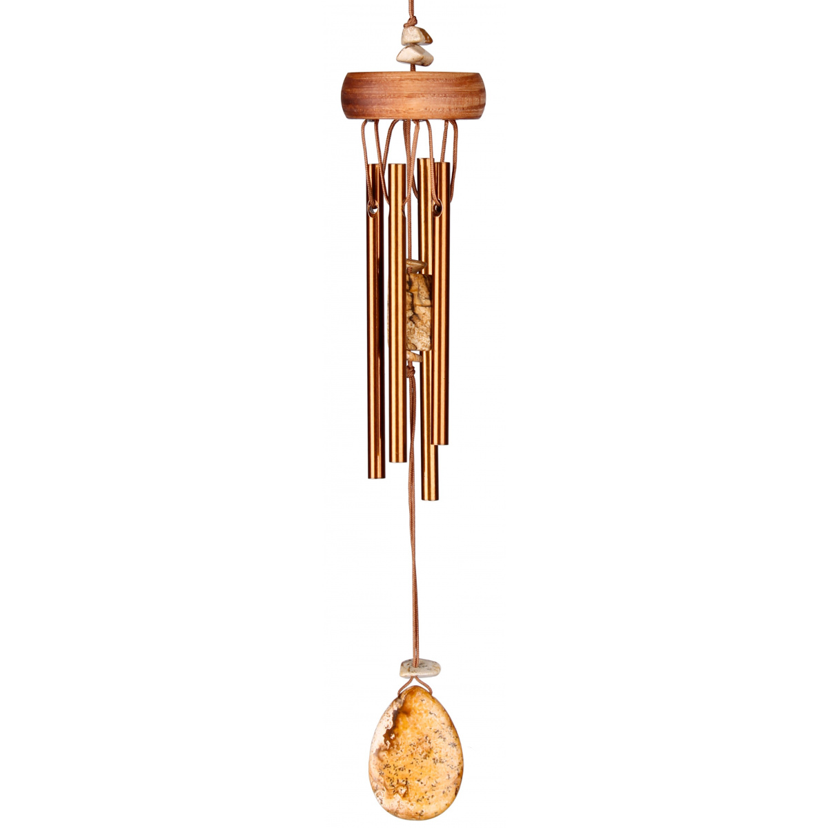 Woodstock vindspil, 30 cm - Ædelsten, jaspis