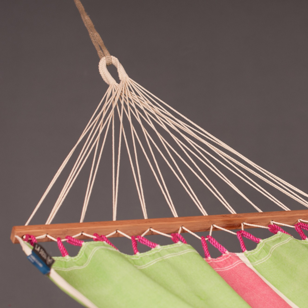 La Siesta hængekøje, 1 pers., tværpind - Fruta Kiwi - Billede 5