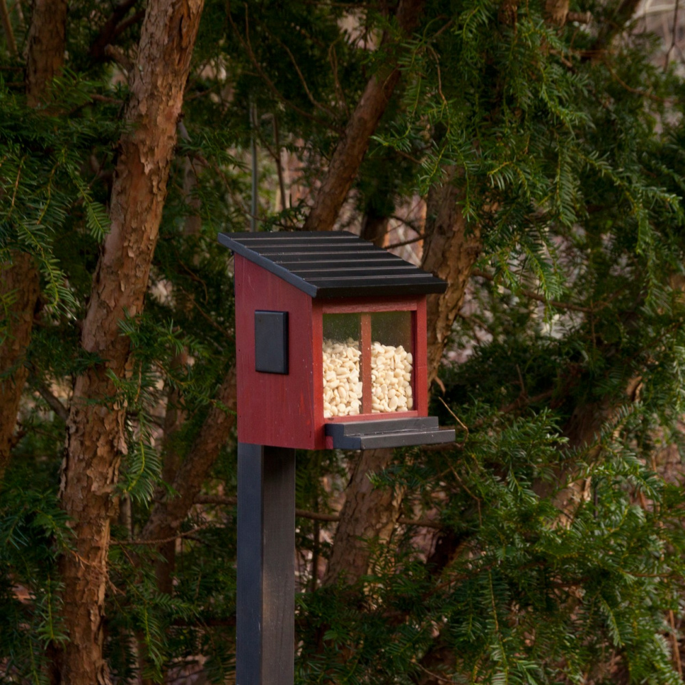 Wildlife Garden eekhoornvoederhuis - rood - Afbeelding 2