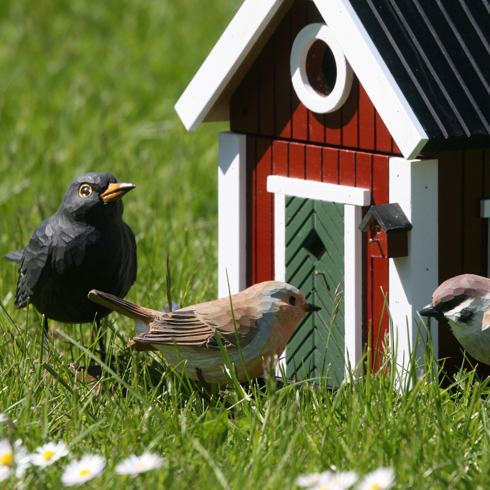 Nichoir/mangeoire Wildlife Garden - rouge - Image 5