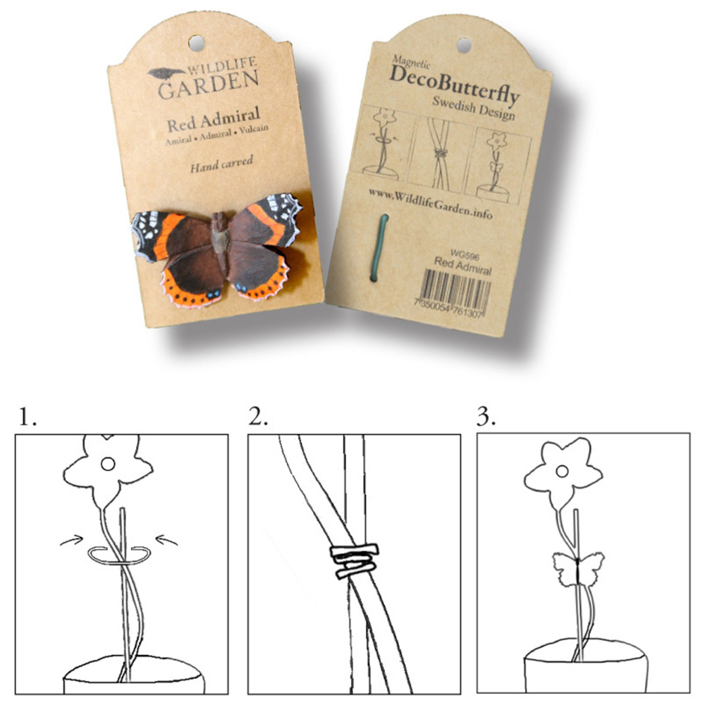 Wildlife Garden-magneet - Citroenvlinder - Afbeelding 4