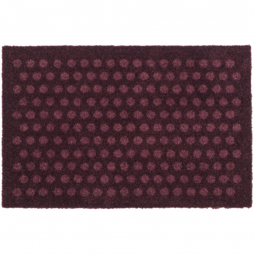 Paillasson Tica, à pois/bordeaux -  40x60