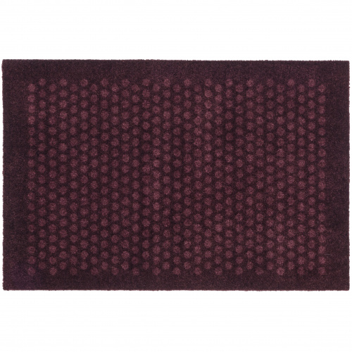 Paillasson Tica, pois/bordeaux -  60x90