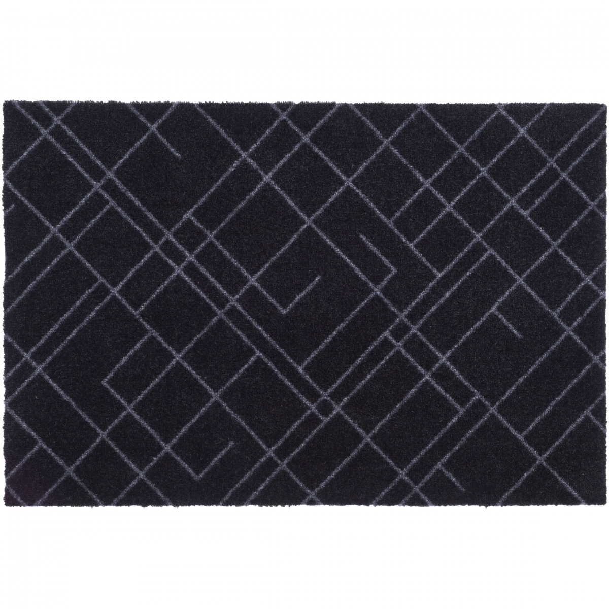 Tica dørmåtte, linjer/sort - 60x90