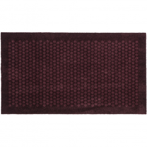 Paillasson Tica, pois/bordeaux -  67x120