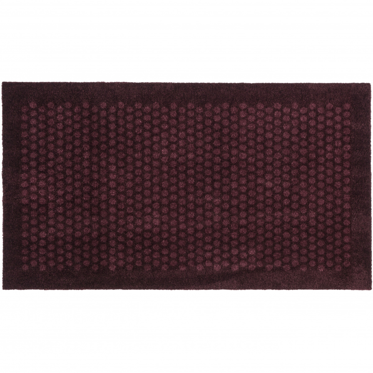 Tica dørmåtte, prikker/bordeaux - 67x120