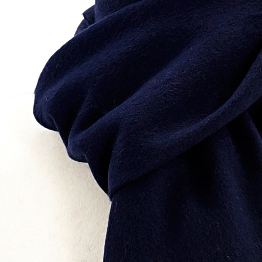 Tweedmill lambswool scarf - Navy - Image 2