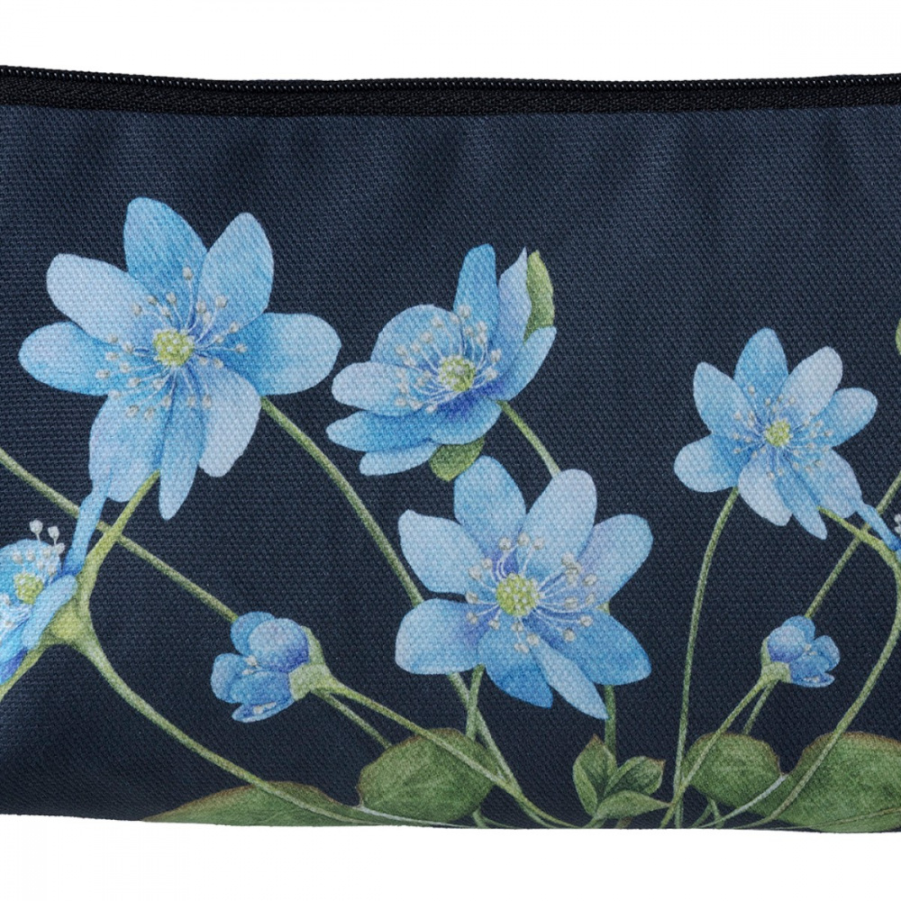Koustrup & Co. kosmetikpung m. bund - blå anemone - Billede 2
