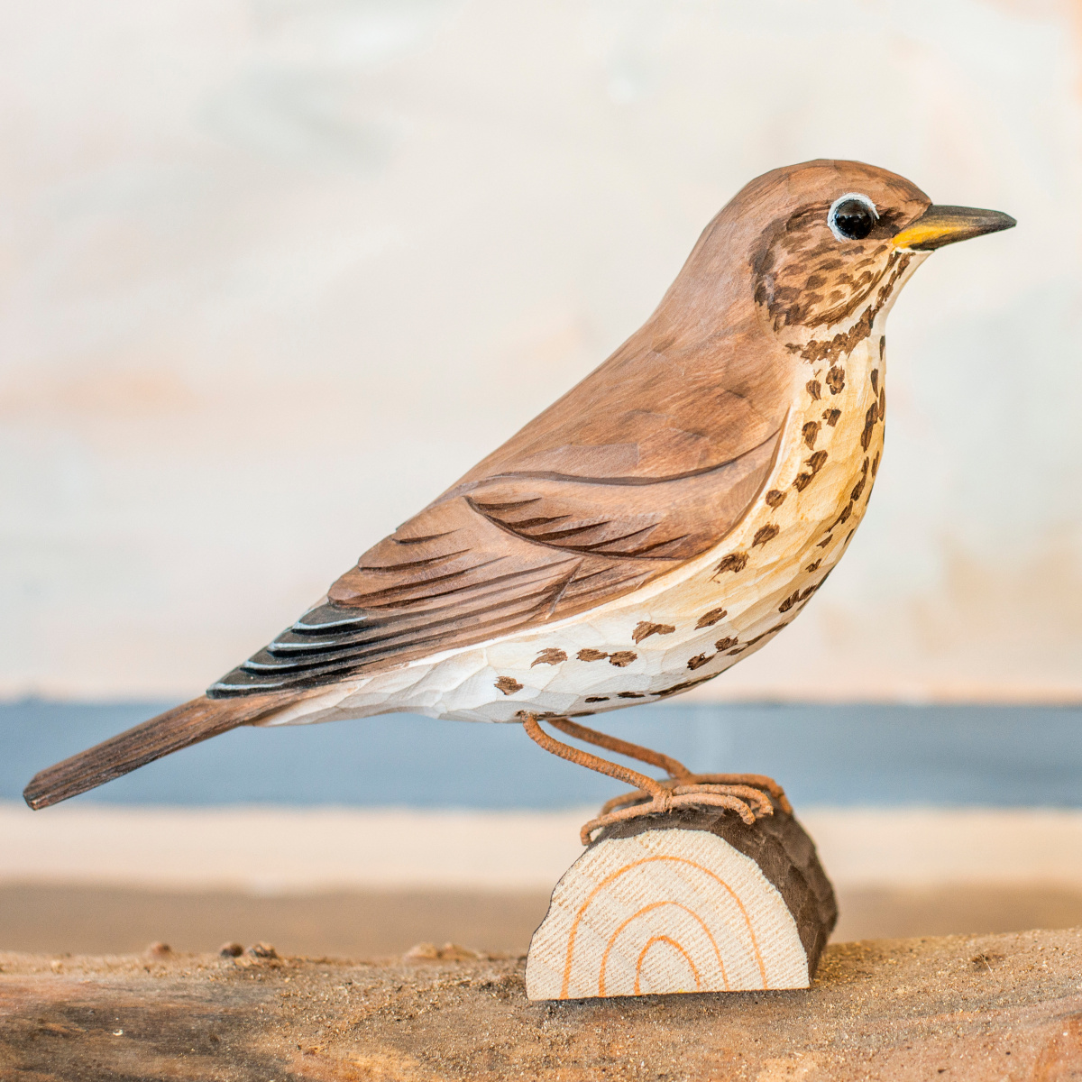 Wildlife Garden houten vogel - zanglijster