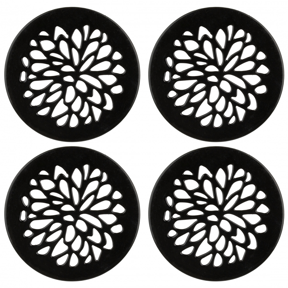 Aimants pour nappe Wildlife Garden, 4 pièces - noir